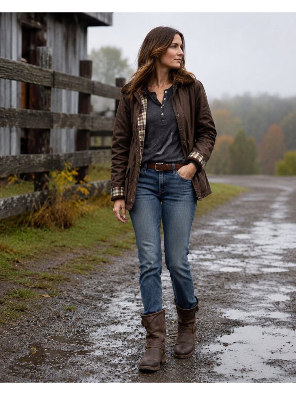 Ariat Savannah Wp 7" Round Toe Waterproof Breath Women Boots In Choco US 8.5 B